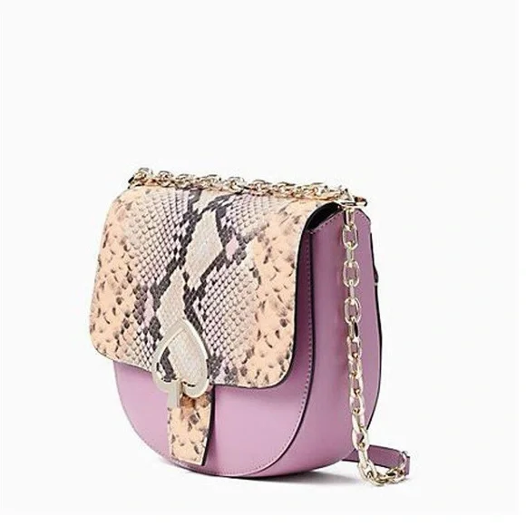 NWT Kate Spade Robyn Exotic Saddle Bag